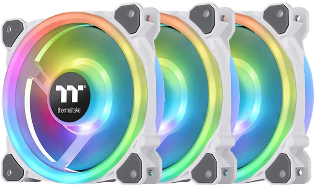 Thermaltake Riing Trio 12 RGB CL-F126-PL12SW-A Ventilatoren - 3x 12cm Wit