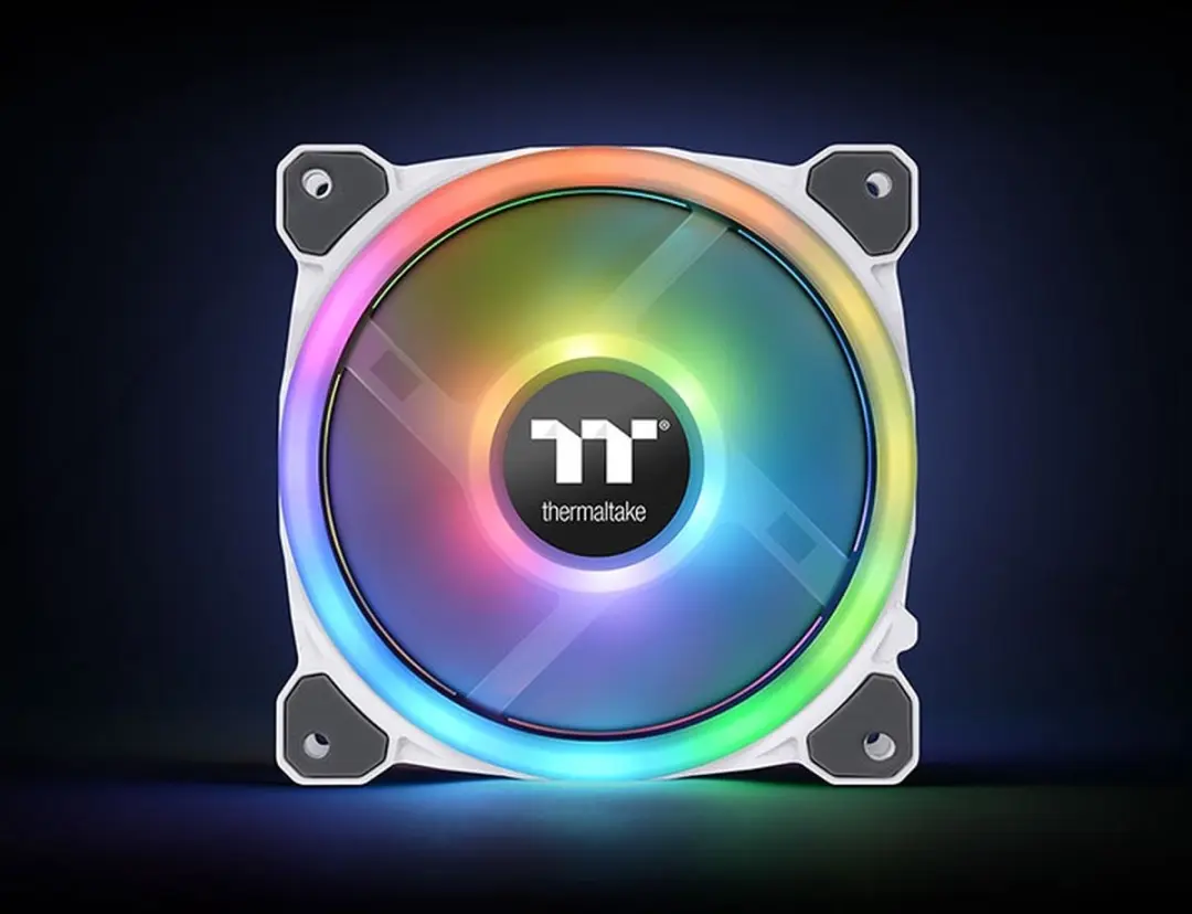 Thermaltake Riing Trio 12 RGB CL-F126-PL12SW-A Ventilatoren - 3x 12cm Wit