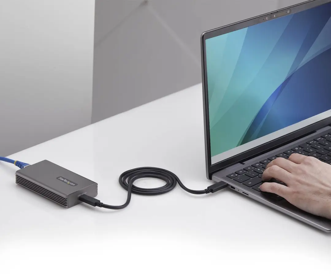 Startech USB4-10GBE-ETHERNET 10GbE Ethernet Adapter - Grijs