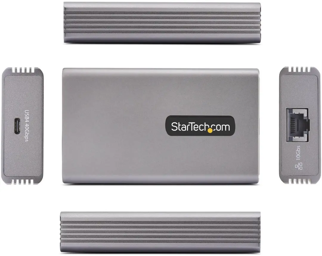 Startech USB4-10GBE-ETHERNET 10GbE Ethernet Adapter - Grijs