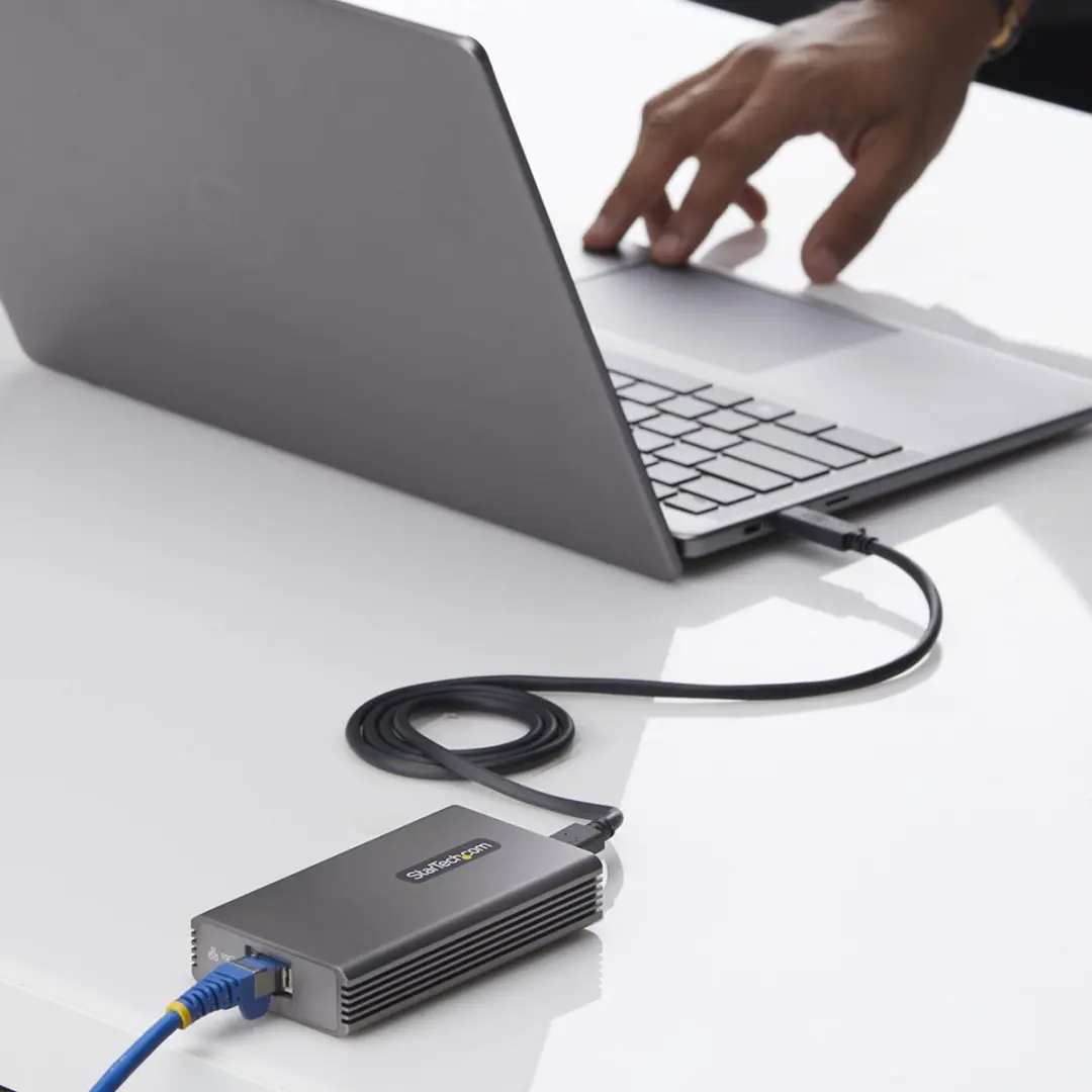 Startech USB4-10GBE-ETHERNET 10GbE Ethernet Adapter - Grijs