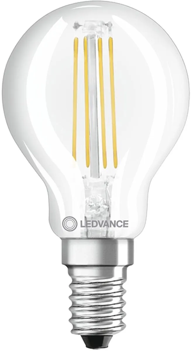 LEDVANCE LED Filament Kogellamp E14 4W 470lm