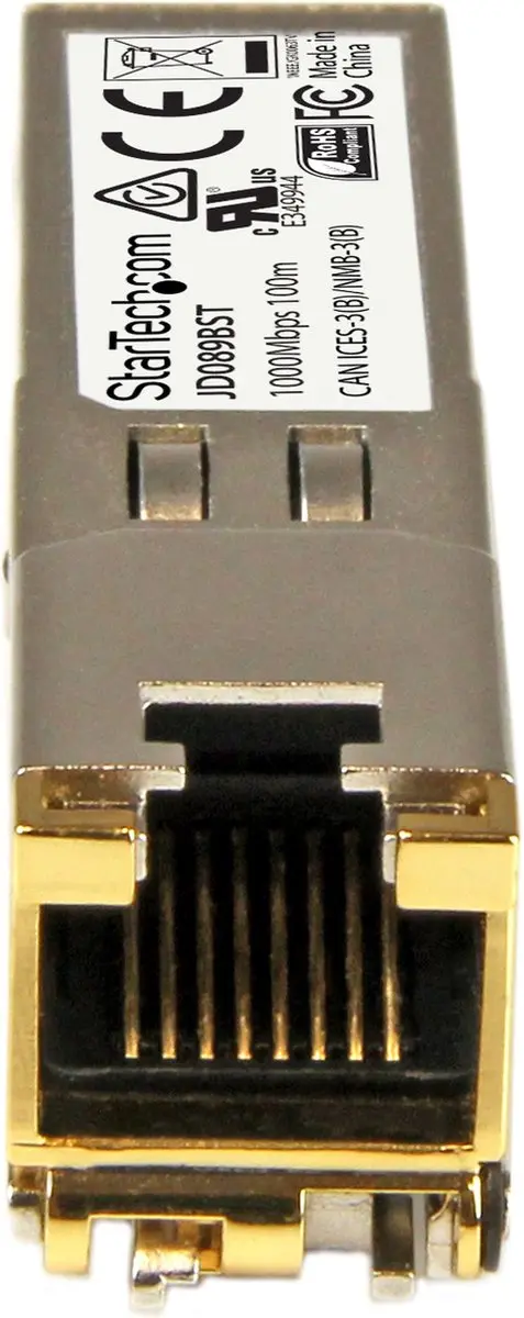Startech JD089BST MonoMode SFP Glasvezelmodule - Zilver