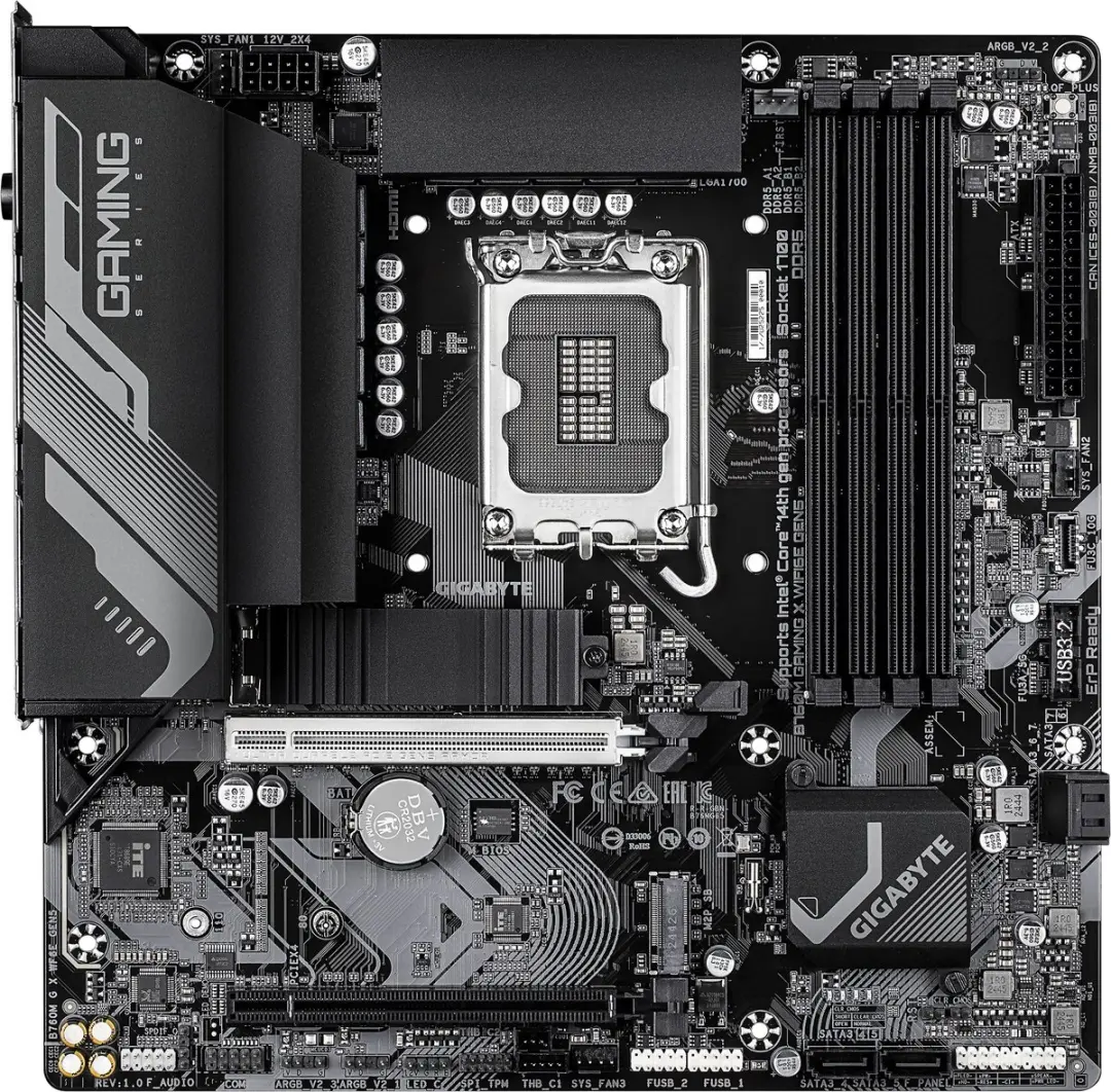 Gigabyte B760M Gaming X WIFI6E GEN5 - microATX Moederbord