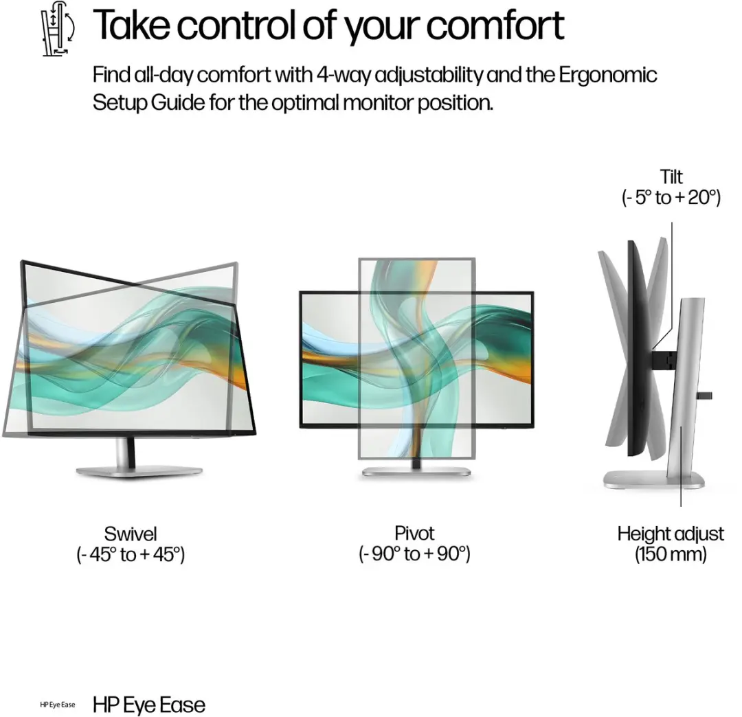HP Series 5 Pro 27 inch QHD Monitor 527pu - Zwart