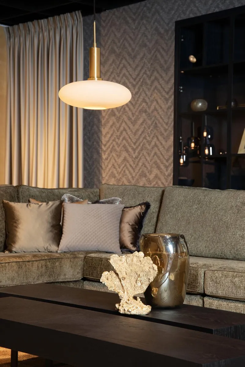 Lucide SINGALA - Hanglamp - Ø 30 cm - 1xE27 - Mat Goud / Messing