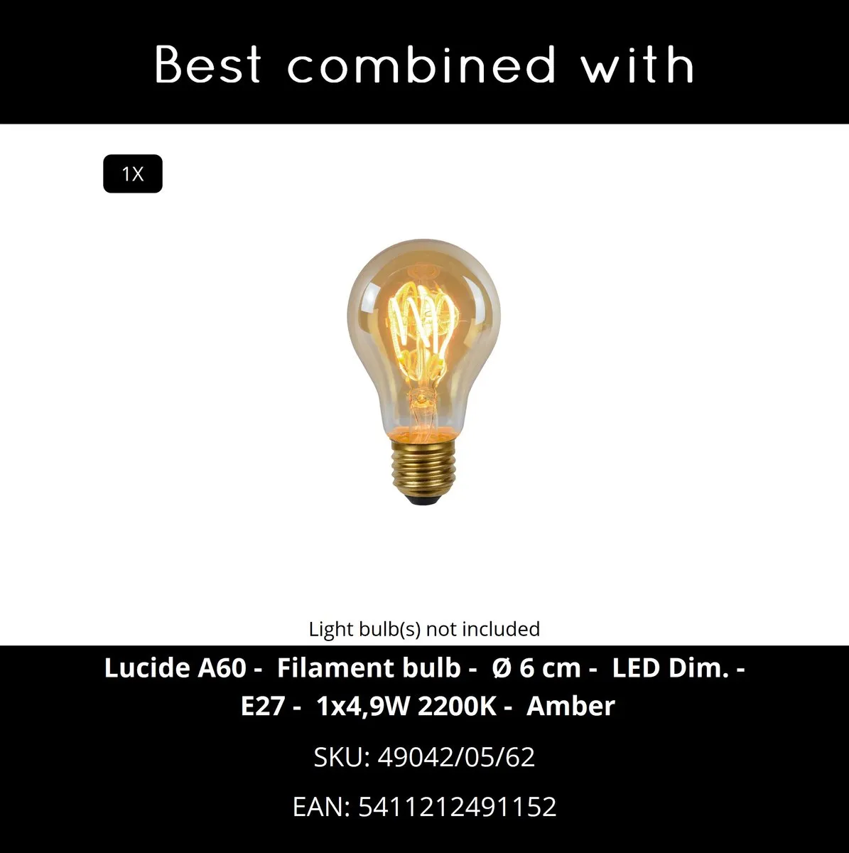 Lucide SINGALA - Hanglamp - Ø 30 cm - 1xE27 - Mat Goud / Messing