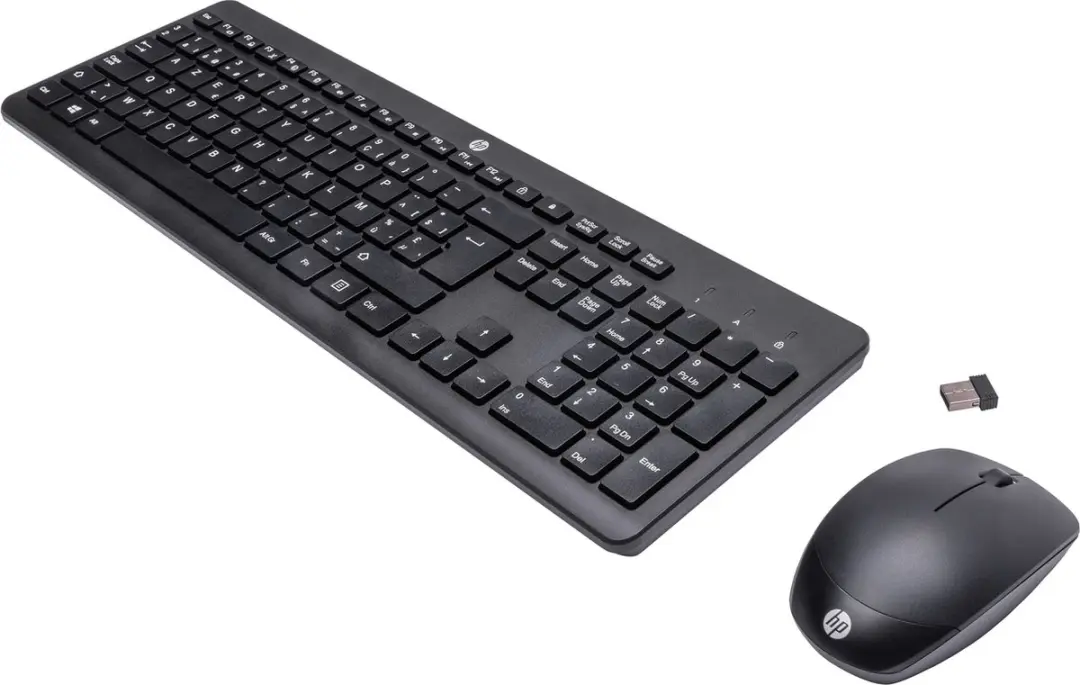 HP 230 Draadloos Toetsenbord & Muis Set - Azerty - Zwart