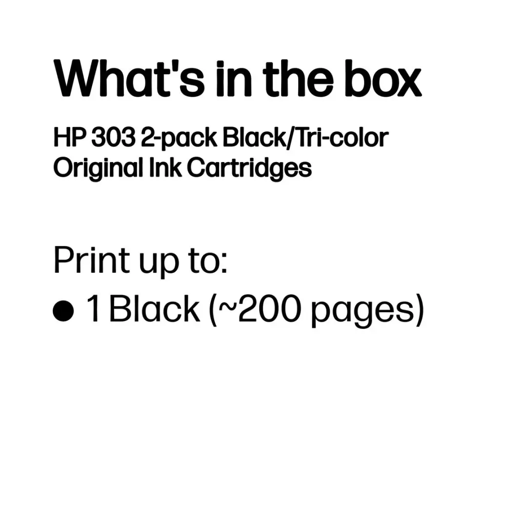 HP 303 Inktcartridges 2-pack - Zwart/Cyaan/Magenta/Geel