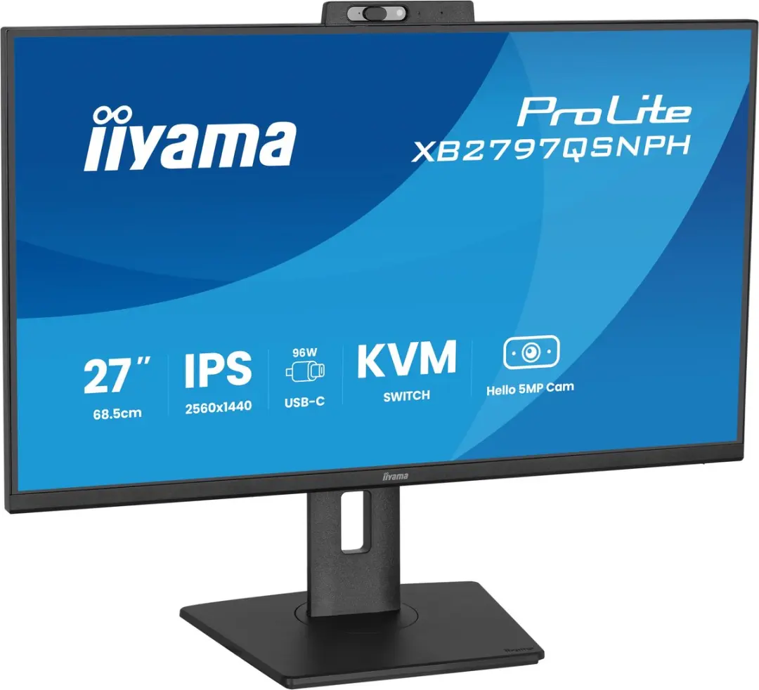 iiyama ProLite XB2797QSNPH-B1 Monitor 27" QHD IPS - USB-C 96W