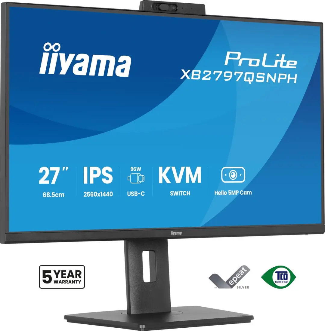 iiyama ProLite XB2797QSNPH-B1 Monitor 27" QHD IPS
