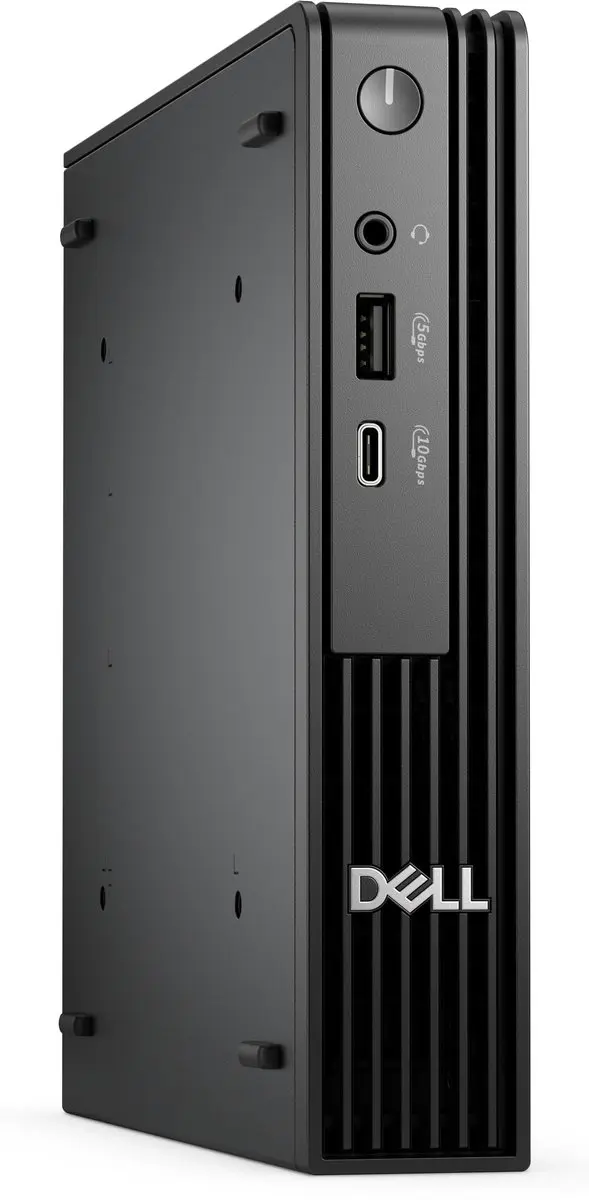 Dell Pro QCM1255 Mini PC - AMD Ryzen 5 PRO 8500GE 16GB 512GB SSD - Zwart