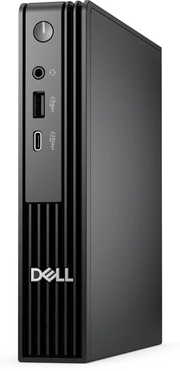Dell Pro QCM1255 Mini PC - AMD Ryzen 5 PRO 8500GE 16GB 512GB SSD - Zwart