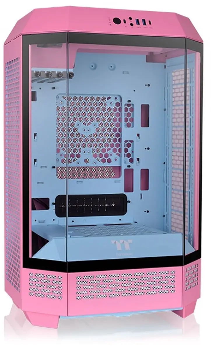 Thermaltake 300 Bubble Pink Micro Tower - Roze