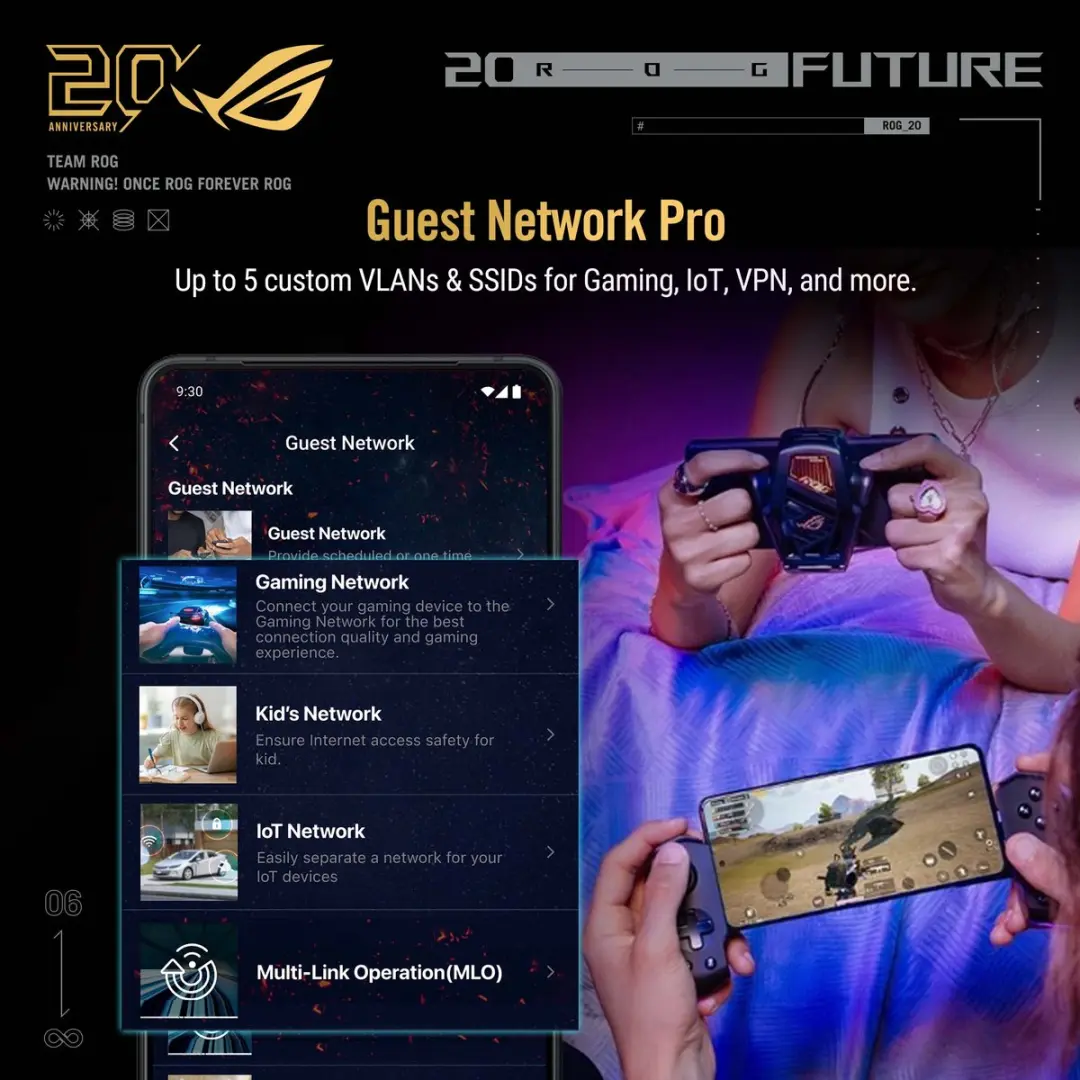 ASUS ROG Rapture GT-BE98 Edition 2 Gaming Router - WiFi 7
