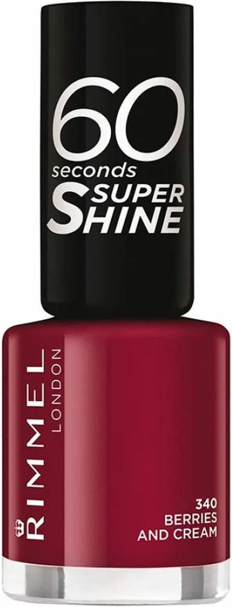 Rimmel London 60 Seconds SuperShine Nagellak 3x8ml - Berries & Cream
