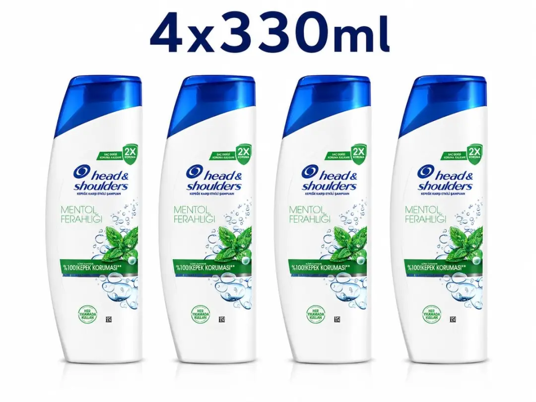 Head & Shoulders Menthol Fresh Anti-roos Shampoo 4x330ml
