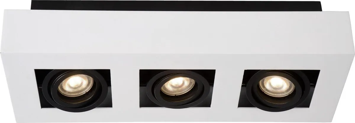 Lucide XIRAX Plafondspot LED Dim to Warm 3x5W - Wit