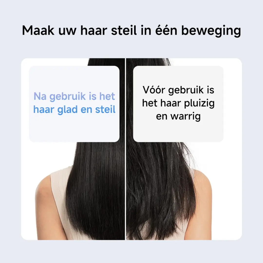 Xiaomi Draadloze Haarstrijkborstel - Zwart