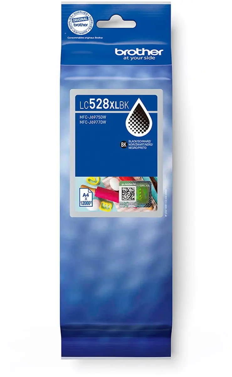 Brother LC528XLBK Inktcartridge XL - Zwart