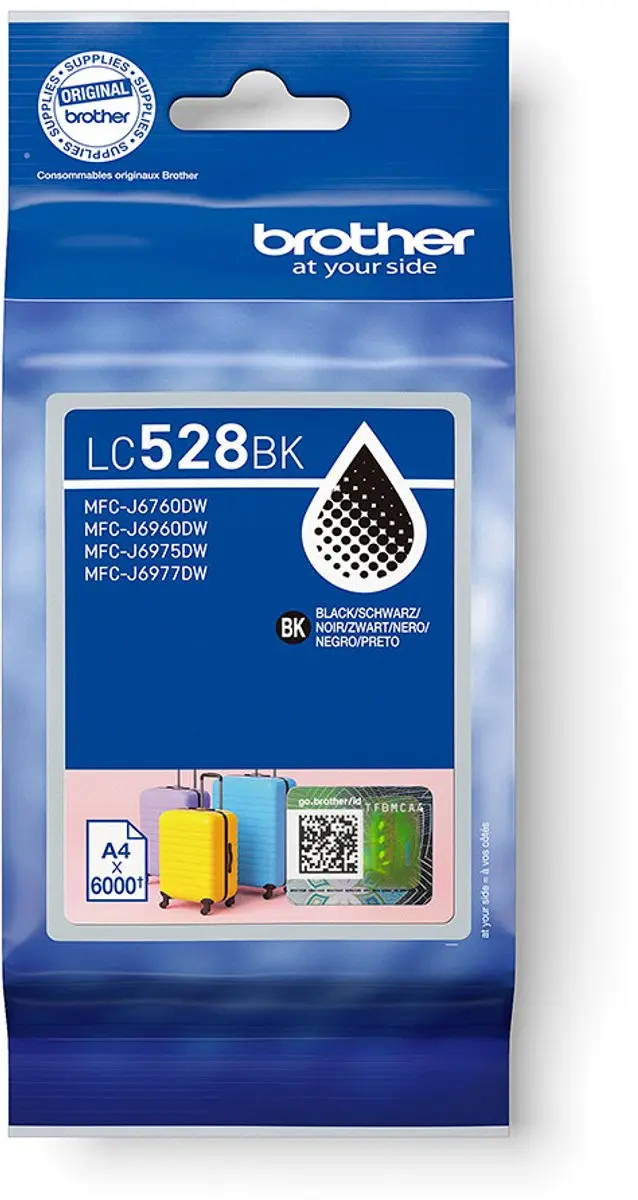 Brother LC528XLBK Inktcartridge XL - Zwart