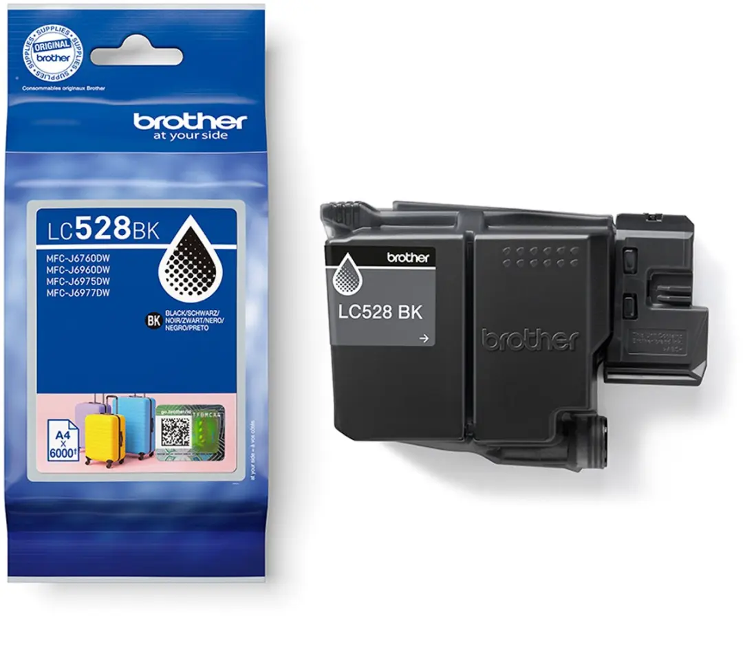 Brother LC528XLBK Inktcartridge XL - Zwart