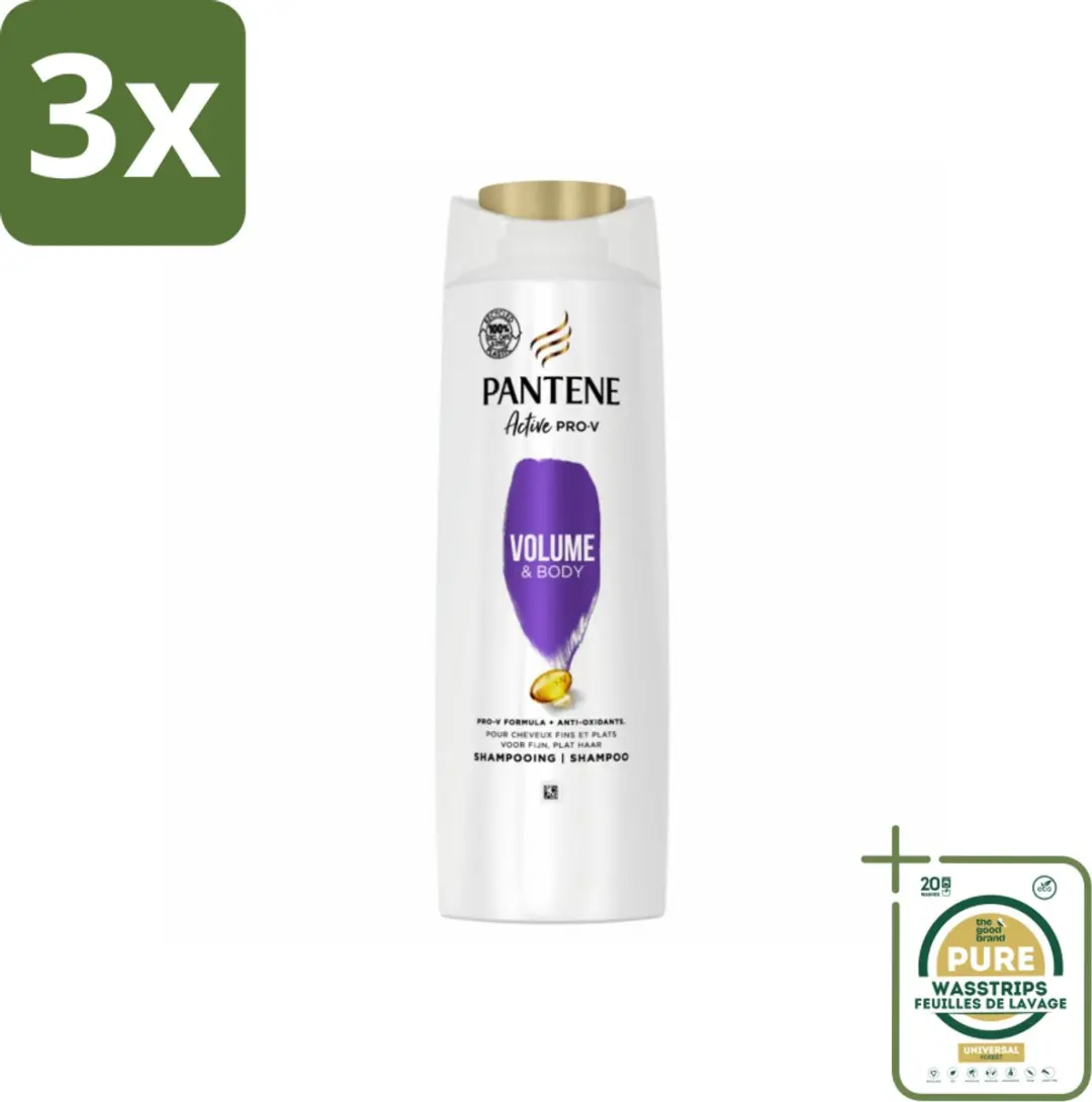 Pantene Shampoo Antioxidant 360ml - 3 Stuks