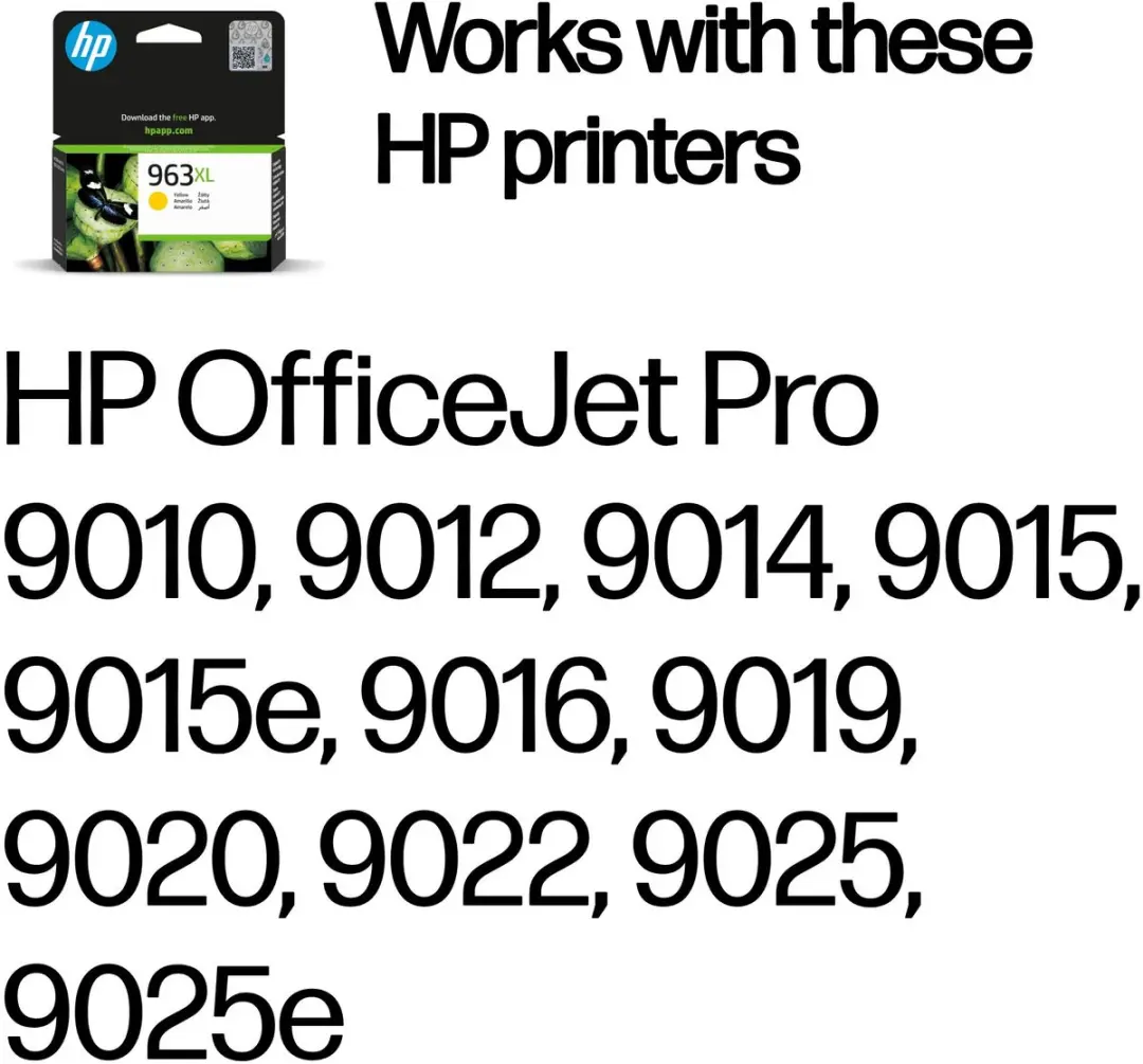 HP 963XL Gele Inktcartridge - 3JA29AE