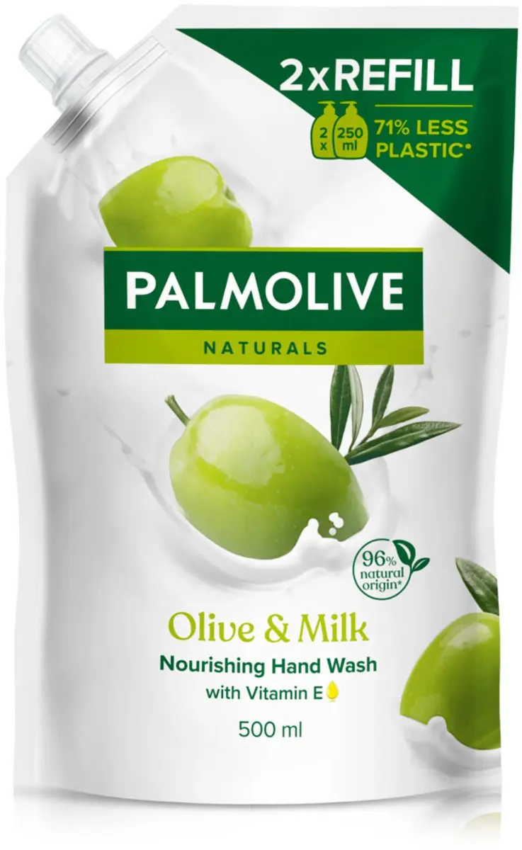Palmolive Handzeep Navulling Naturals Olijf Melk 500ml