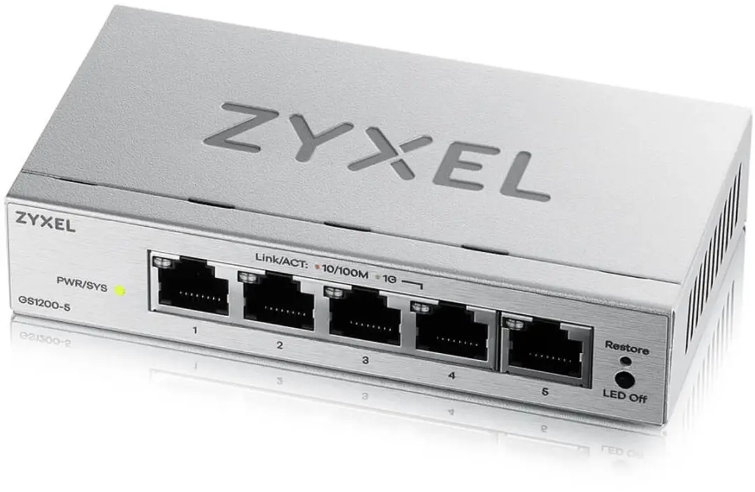 Zyxel GS1200-5V3 Managed Switch 5x Gigabit Ethernet