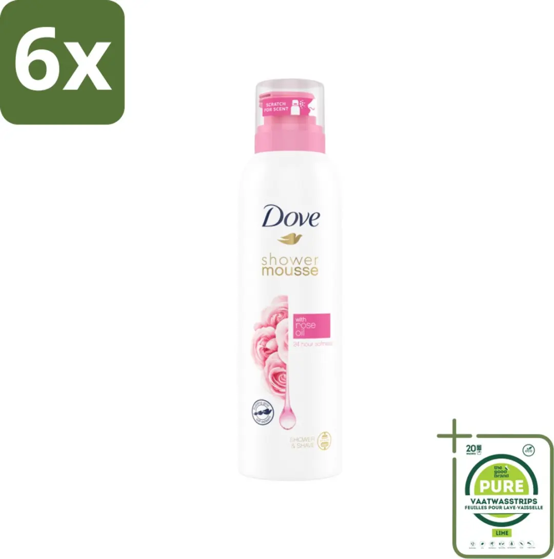 Dove Douchemousse Rose Oil 225ml