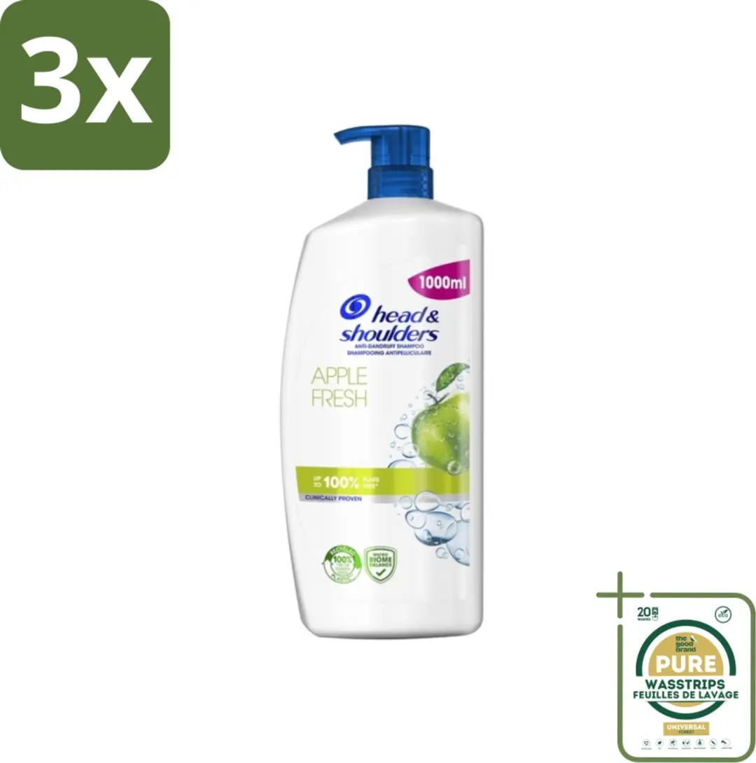 Head & Shoulders Anti-Roos Shampoo Apple Fresh 3000ml
