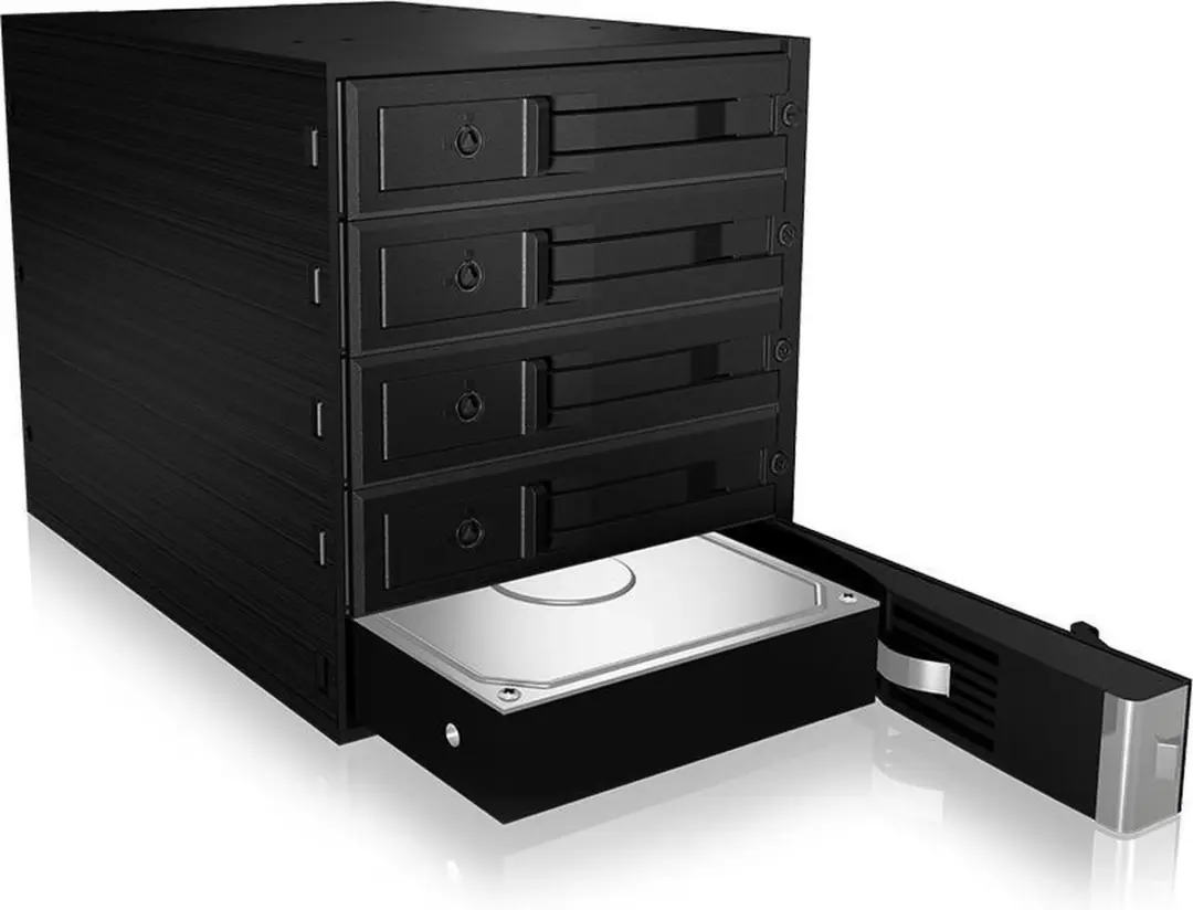 Icy Box IB-565SSK Disk Array - Zwart