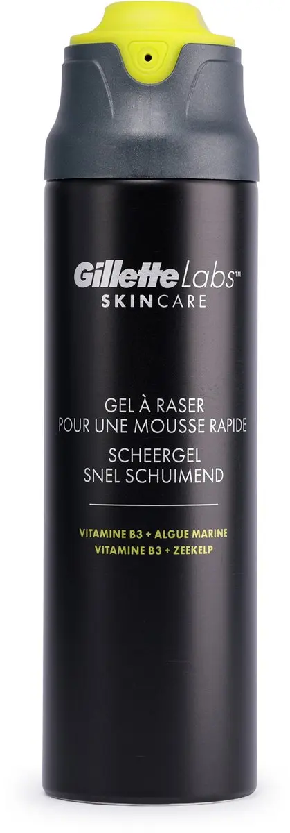 Gillette Labs With Exfoliating Bar Scheerset Heren - Scheerapparaat & Scheergel 198ml