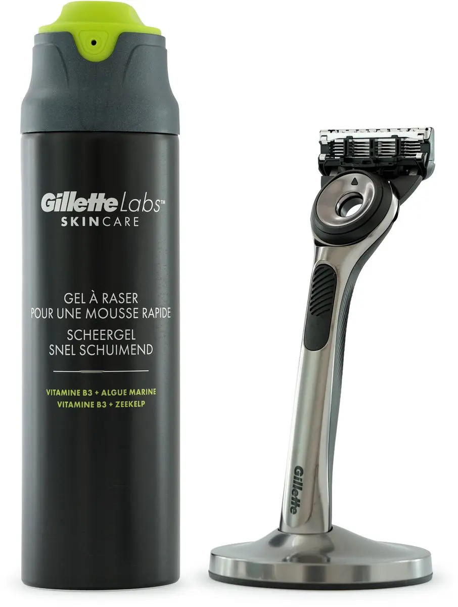 Gillette Labs With Exfoliating Bar Scheerset Heren