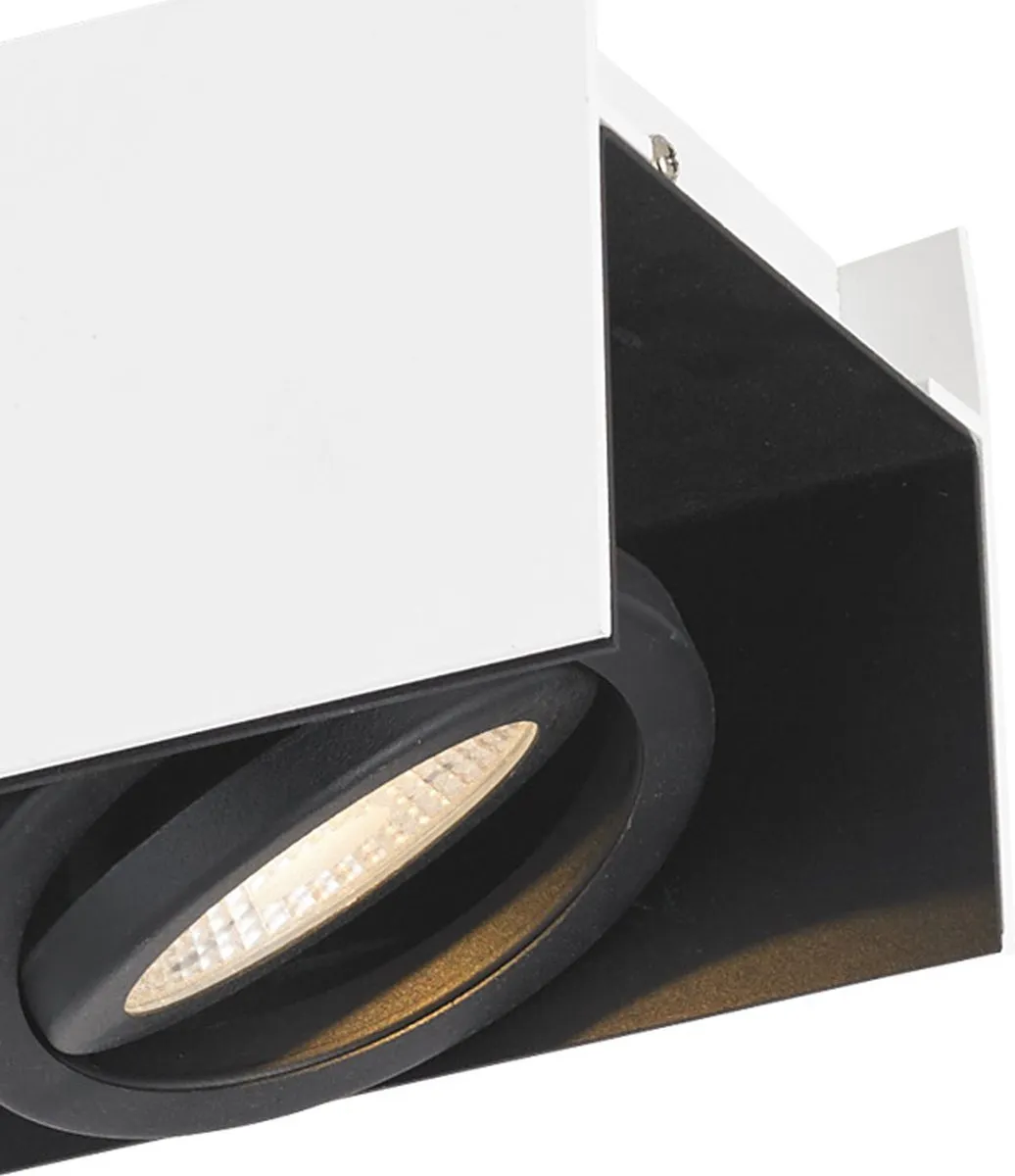 Eglo Vidago LED Plafondlamp 3-lichts - Wit/Zwart