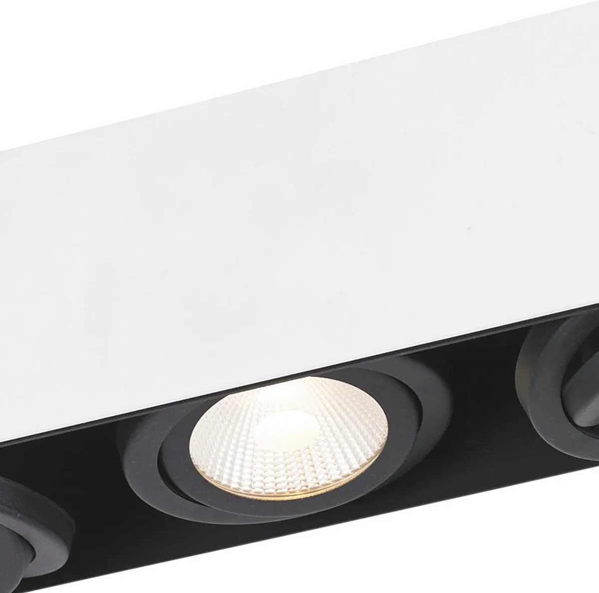 Eglo Vidago LED Plafondlamp 3-lichts - Wit/Zwart