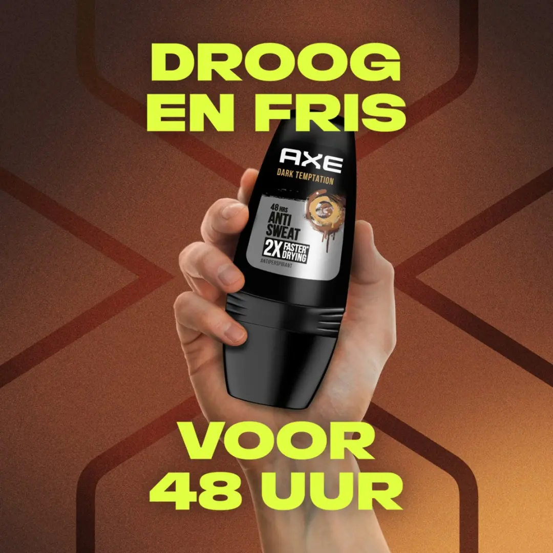 Axe Deodorant Men Dark Temptation Roll-On - 6x50ml