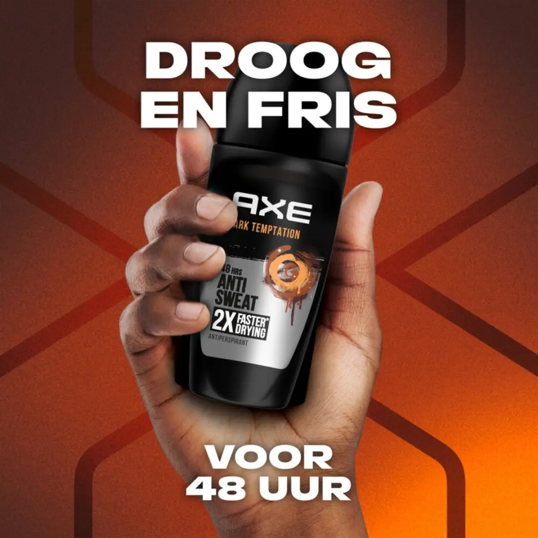 Axe Deodorant Men Dark Temptation Roll-On - 6x50ml