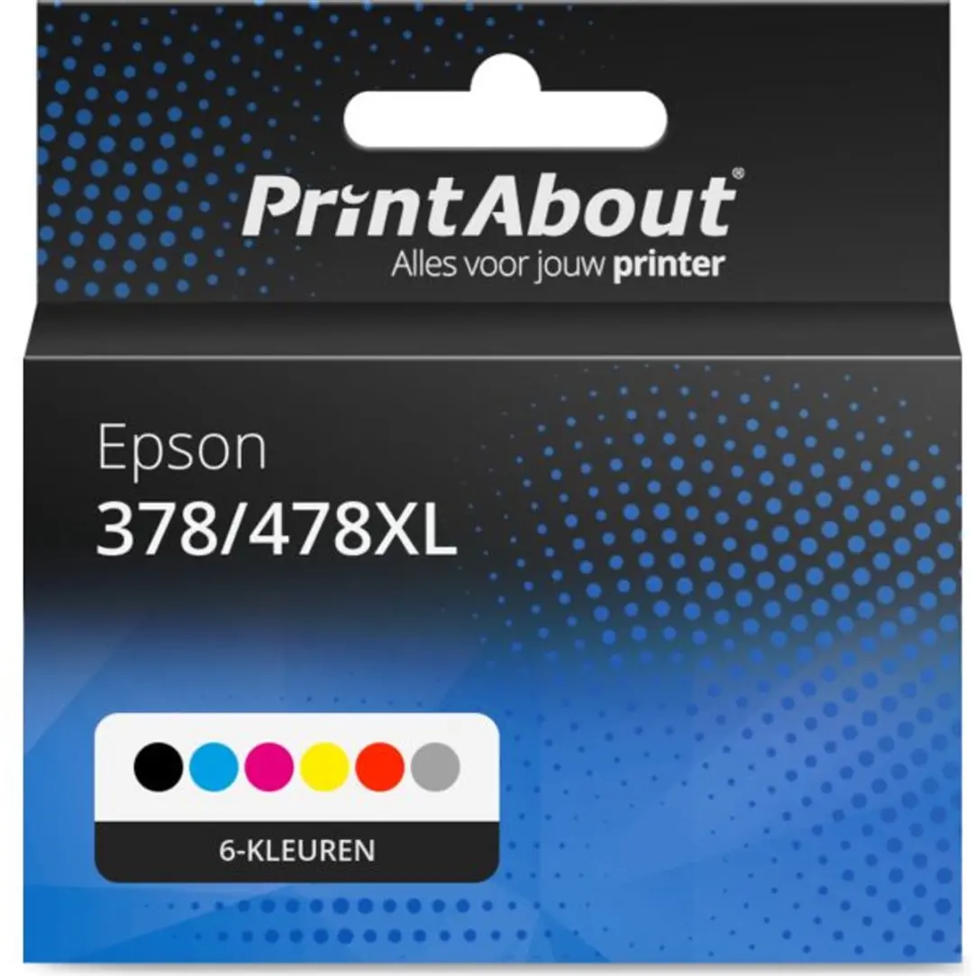 PrintAbout Inktcartridge C13T379D4010 6-kleuren XL