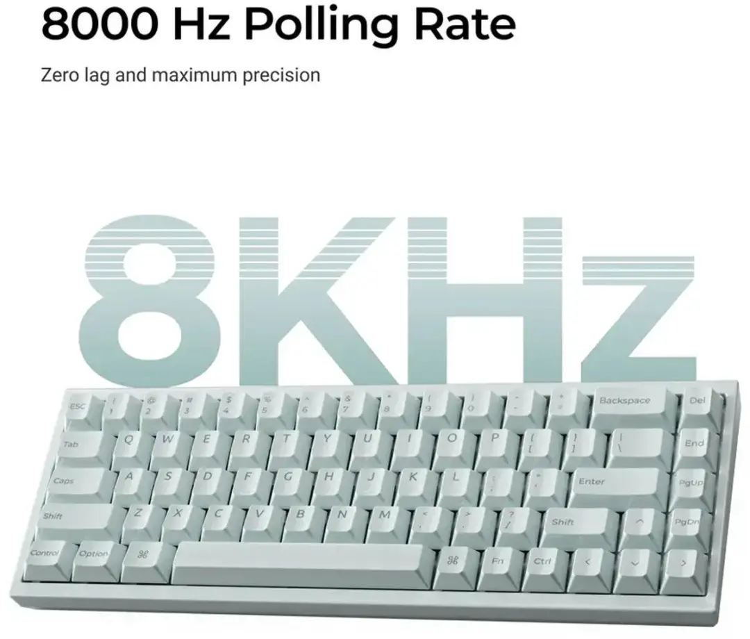 Keychron Q16HW-J1 Keramisch Toetsenbord - Blauw