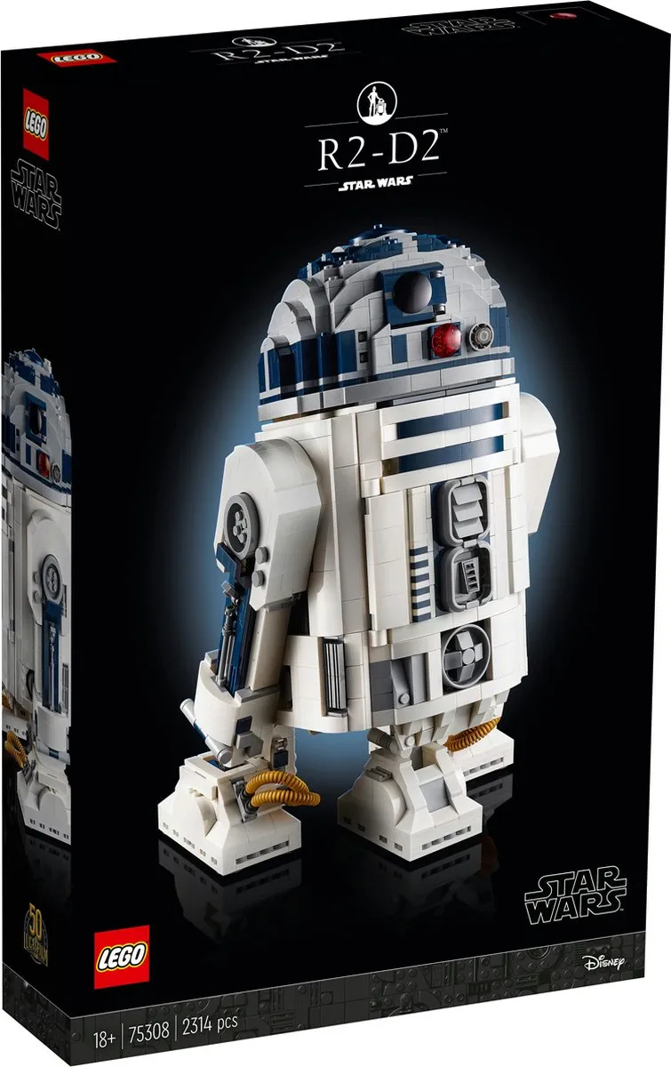 LEGO Star Wars R2-D2 75308 - 2314 Stukken - Wit/Blauw - afbeelding 6 van 6