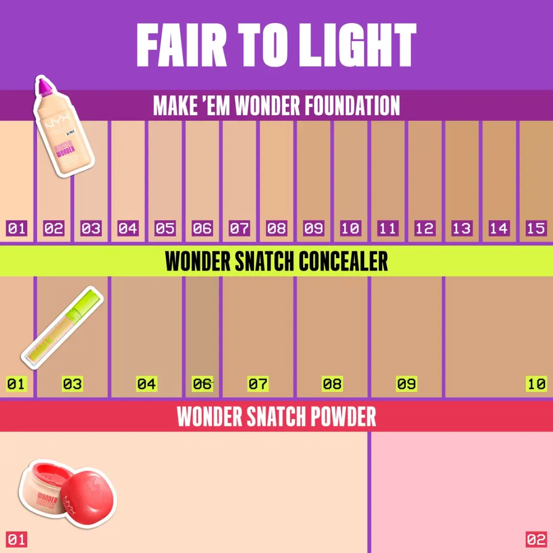 NYX Wonder Snatch Concealer Vanilla - 3ml