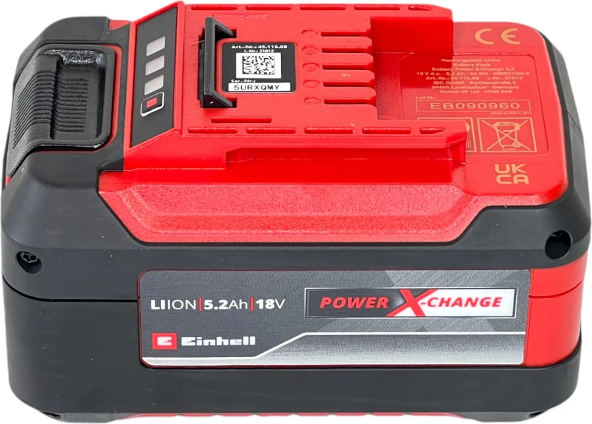 Einhell 18V Power X-Change 5.2Ah Accu Set - 2 Stuks