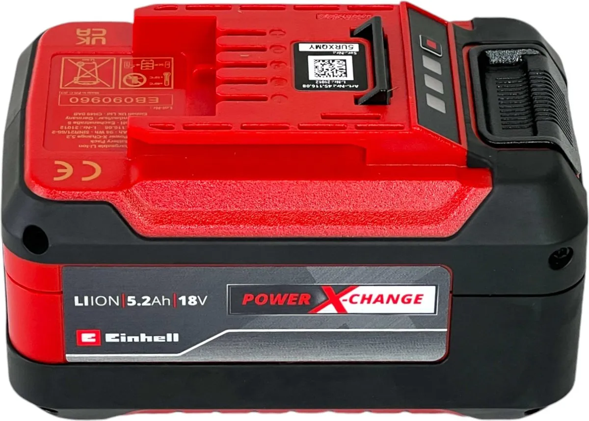 Einhell 18V Power X-Change 5.2Ah Accu Set - 2 Stuks - afbeelding 6 van 6
