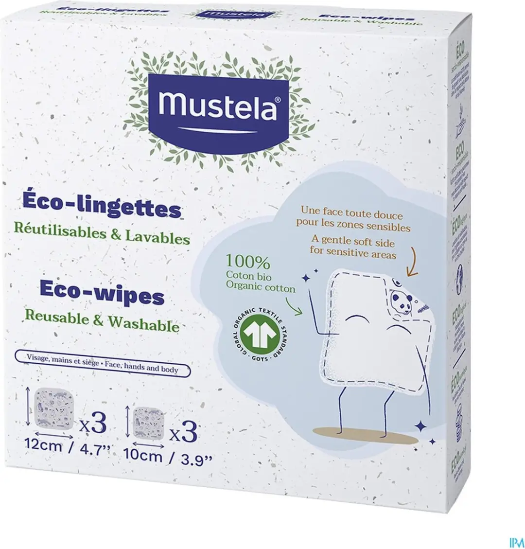 Mustela Mijn Eco Doekjes - 6 Stuks