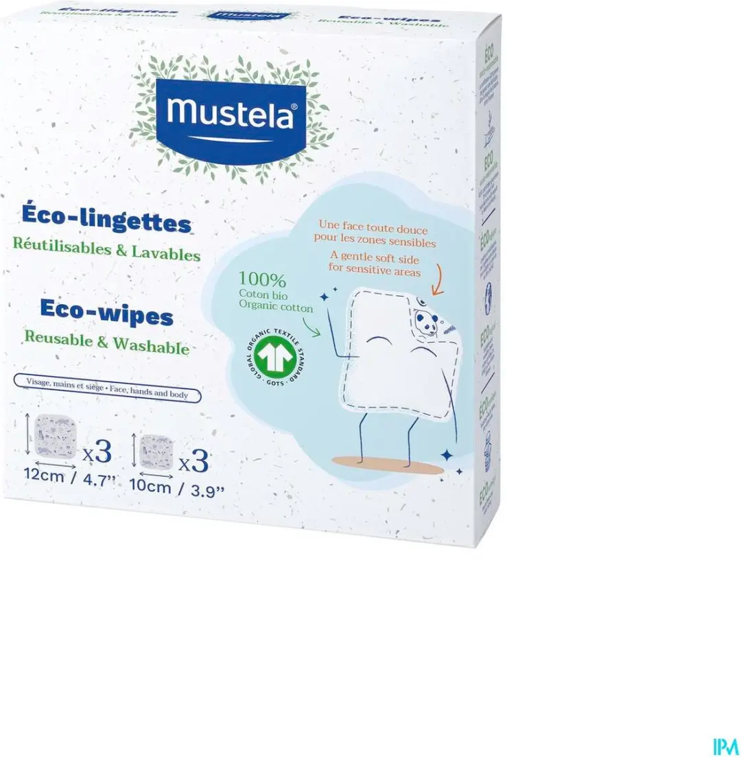 Mustela Mijn Eco Doekjes - 6 Stuks