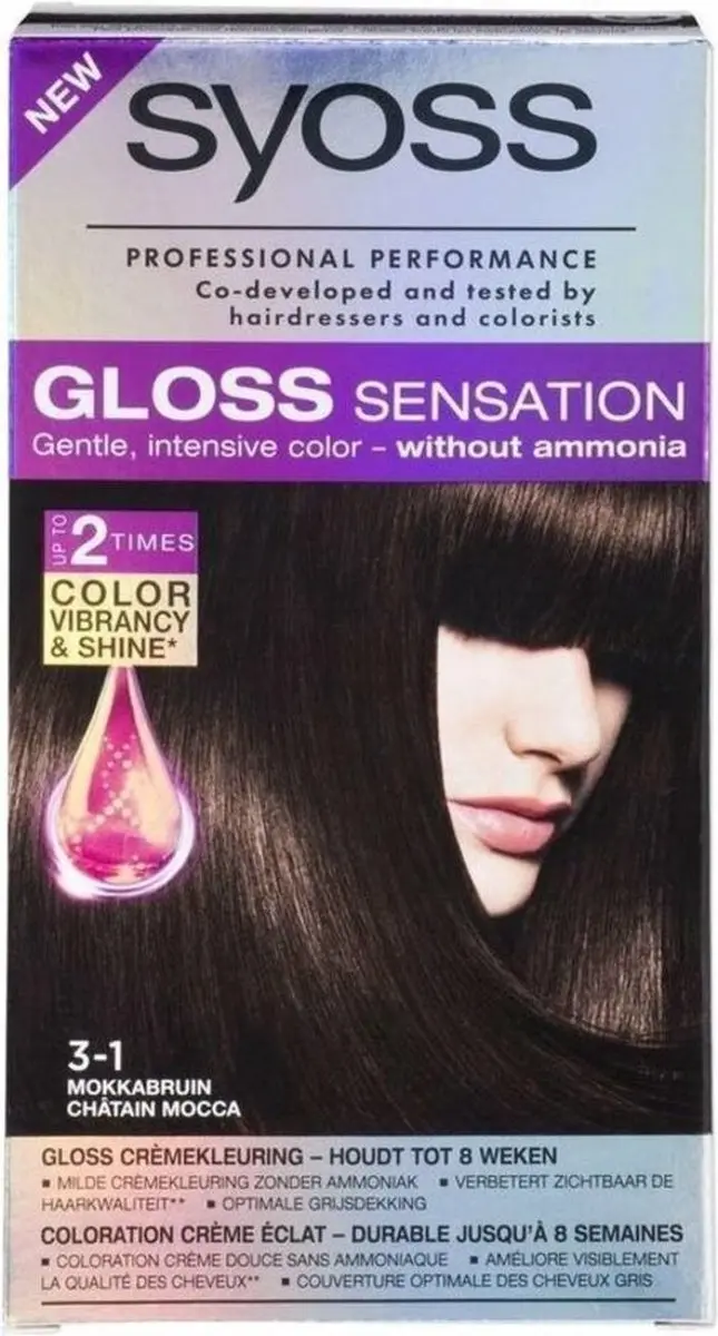 SYOSS Color 3-1 Mokkabruin Permanent Haarkleuring 115ml