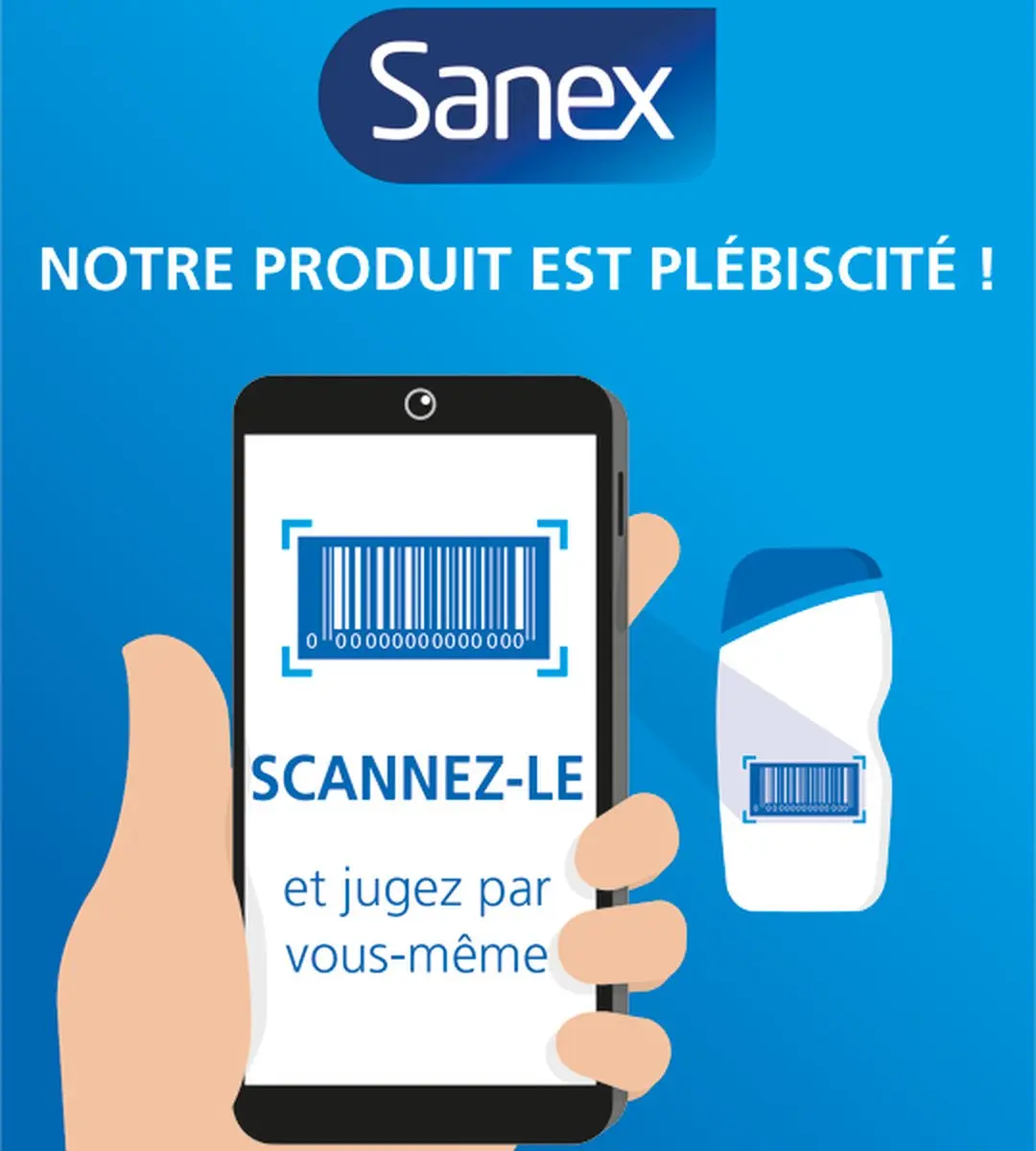 Sanex Deodorant Roller Zero% Extra-control 50ml