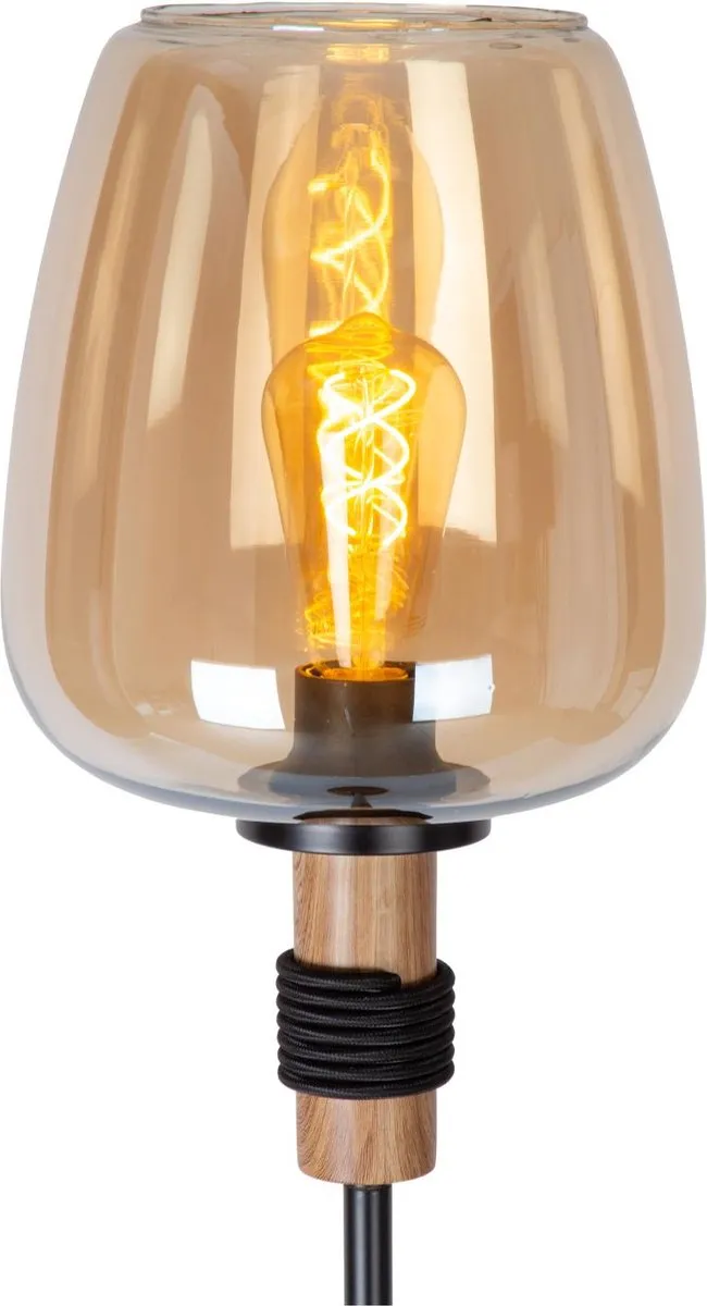 Lucide Ilona Vloerlamp Ø34cm - 1xE27 - Amber